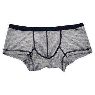 GTOPX MAN个性设计螺纹吸汗薄款透气单层U凸四角男士内裤莫代尔