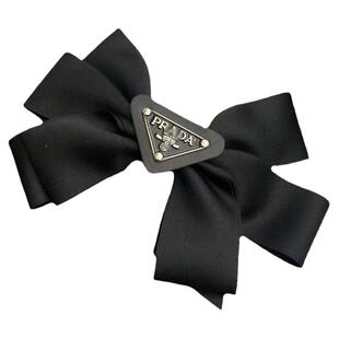 韩国东大门气质绸缎蝴蝶结发夹森系可爱复古时尚纯色少女p家顶夹