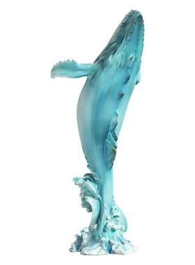 轻奢鲸鱼家居落地摆件