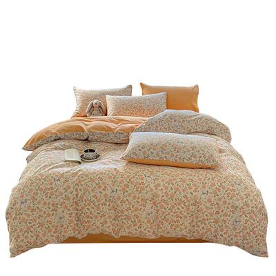 雅鹿ins风加厚磨毛被套