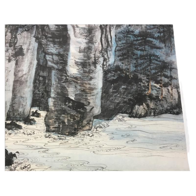 张大千国画山水字画真迹装饰