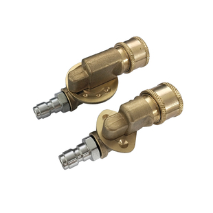 高压清洗机洗车水枪180度旋转接头全铜活接1/4快插头洗车机配件