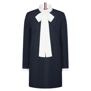 [12期免息][秋冬新品]THOM BROWNE 2025秋冬女士羊毛西装连衣裙