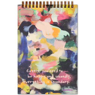 『Montilord』厚上翻线圈本A6A5分栏调色盘个性记录加厚护眼高效简约防水平摊顺滑笔记本性价比美式中线轻便