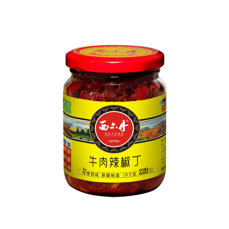 新疆下饭菜天山雪莲辣椒丝辣椒