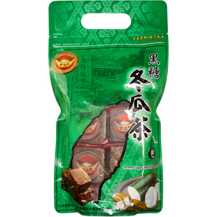 寻根集无香精台湾品质九份老街金满堂黑糖冬瓜茶砖饮料手工冬瓜块