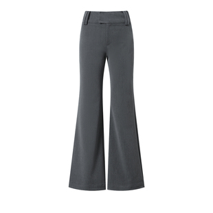 SINGLE MOMENT 25AW法式修身宽腰制式微喇西裤修身显瘦气质长裤女