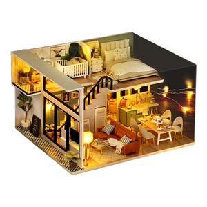 智趣屋diy小屋双层别墅模型