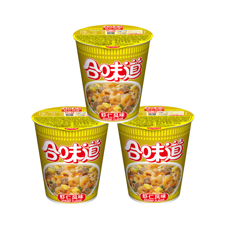 日清合味道香辣牛肉杯面方便面整箱12杯真空泡面桶装速食学生宵夜