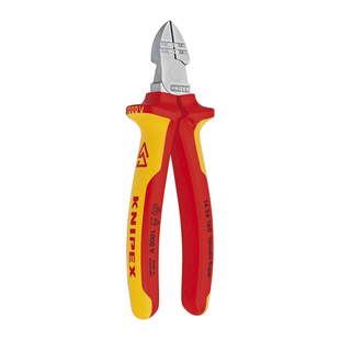 KNIPEX德国凯尼派克工具6寸绝缘斜口细长刀刃剥线钳160mm1426160