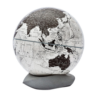 不打烊】云环水泥底座宏微地球仪客厅书房桌面装饰摆件开业送礼