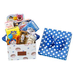 喜饼宝宝诞生满月酒高档报喜伴手礼百日宴10周岁十岁生日喜糖礼盒