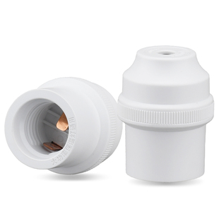 加厚螺口浴霸保温灯座E27通用型LED灯泡底座宿舍悬吊式灯头耐高温