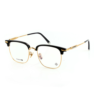 大脸半框防蓝光可配近视眼镜架