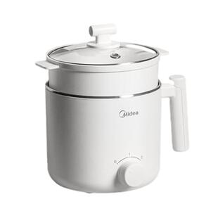 政府补贴 美的电煮锅学生宿舍小型泡面小电锅蒸煮一体多功能迷你