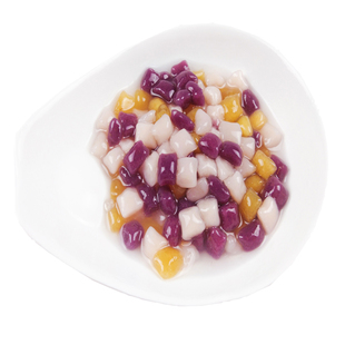 迷你珍珠芋圆奶茶方形小芋圆成品古茗鲜芋仙纯手工吸管可吸混合装