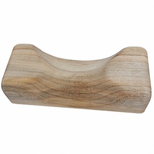 香樟木枕头缓和式支撑颈椎枕成人波浪形实木舒缓脖子