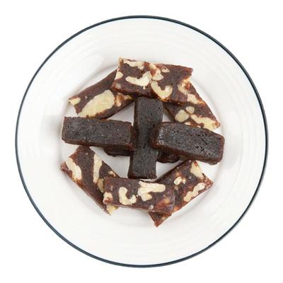 朴食有方乌枣核桃仁糕用料十足！