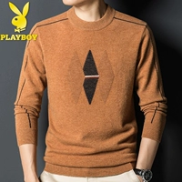 06-V6305 Треугольный шерстяный свитер Желтый