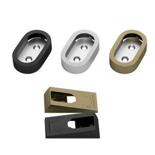 衣柜挂衣杆固定配件衣橱柜子衣杆托底座法兰座衣架杆衣柜固定卡扣