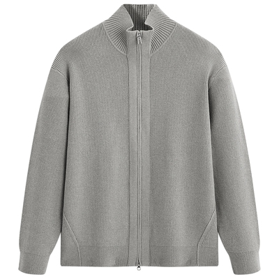 【商场同款】太平鸟男装 休闲毛衫竖条肌理休闲宽松毛衣B1EAF4421