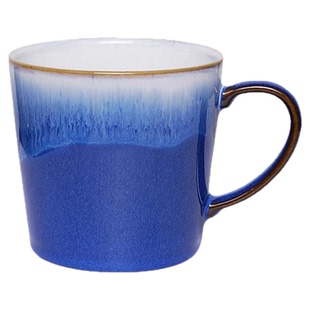 新婚礼物|denby丹碧进口蓝雾马克杯水杯咖啡杯陶瓷杯子男士轻奢