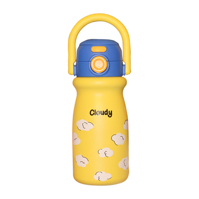 保温杯女新款2025高颜值吸管杯学生上学专用便捷大容量儿童水杯子