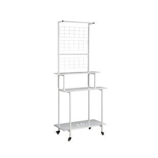 阳台可移动花架 带轮多层落地式室内户外阶梯置物架铁艺花盆架子