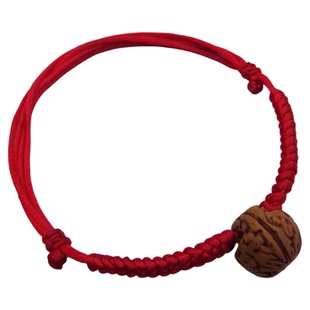 马本命年红绳手链金刚结编织男女岁太化桃核胡篮木平安福字手脚绳