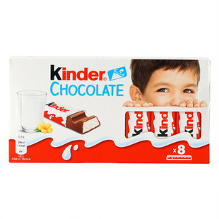 进口费列罗健达T4牛奶巧克力T8条夹心8条装缤纷乐建达kinder年货