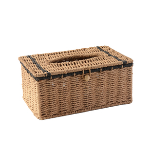 oakliving法式简约纸巾盒家用客厅餐厅桌面抽纸盒装饰创意纸抽盒