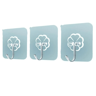 挂钩免打孔强力胶粘钩挂墙壁承重墙透明无痕粘钩宿舍墙面粘贴钩子