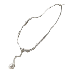 锆石珍珠流苏choker锁骨链女高级感设计项链轻奢小众气质颈链配饰