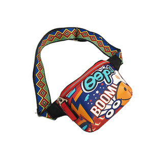 儿童斜挎包包男女孩胸包男童潮韩版个性单肩包中性小学生腰包背包