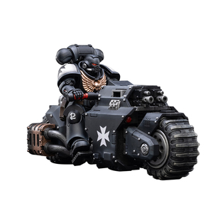 JOYTOY暗源战锤40K黑色圣堂先遣者摩托配突击仲裁者1:18可动兵人