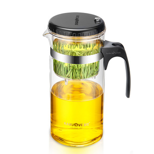 金灶TP-300飘逸杯大容量泡茶壶家用泡茶专用玻璃茶壶按压式飘逸壶