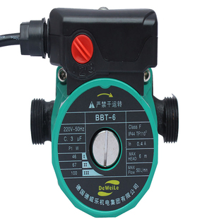 德威乐静音土地暖气锅炉空气能热回水器家用壁挂炉管道增压循环泵