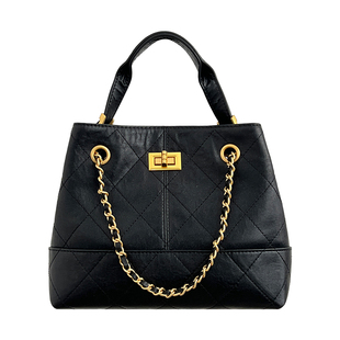 原创·小瑞靓包 棕调悠长 链条托特包包女2025新款单肩斜挎/小号