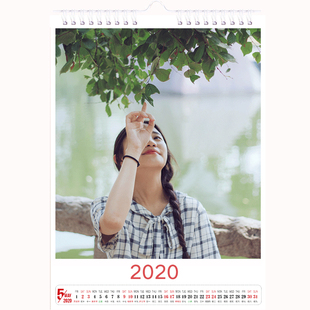 2026年挂历定制照片制作diy马年宝宝儿童相片日历定做家用挂墙月历创意大号广告公司新年历全家福写真记事本
