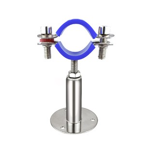 免打孔不锈钢管夹卡子卡扣管卡燃气管管道支撑托架管箍水管支架