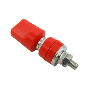 M6/M8/M10扁帽头接线柱JXZ纯铜仪器端子4mm香蕉插座大电流短路插