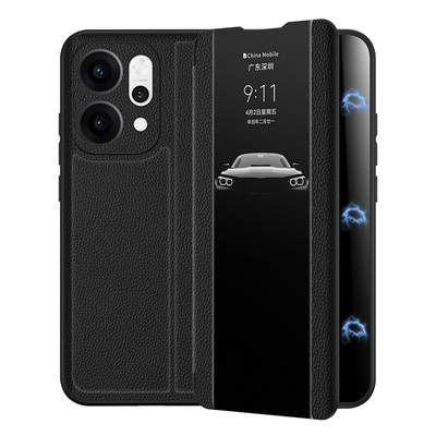 oppoReno14真皮磁吸手机壳