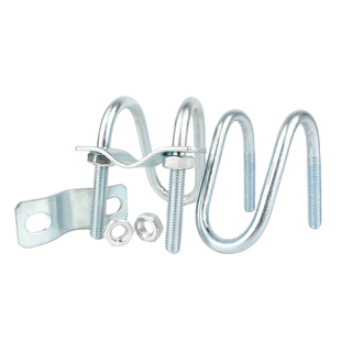 镀锌U型螺栓脚手架固定卡箍双U型螺丝镀锌十字管卡钢管连接件抱箍