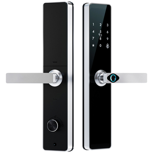户外防水智能锁不锈钢指纹密码锁庭院门防水指纹密码锁入户大门锁