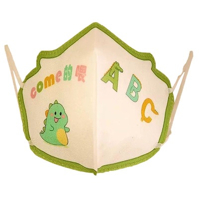 kn95级四层防护独立包装亲肤透气3d立体儿童口罩女孩男童卡通面罩