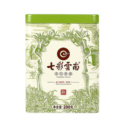 七彩云南普洱茶名门菊花普洱熟茶
