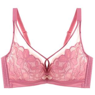 奥维丝丽新品内衣女聚拢软钢圈上托调整型女士文胸AB中厚CD薄胸罩