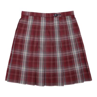 JK制服原创鲤风日系格裙绝美红格