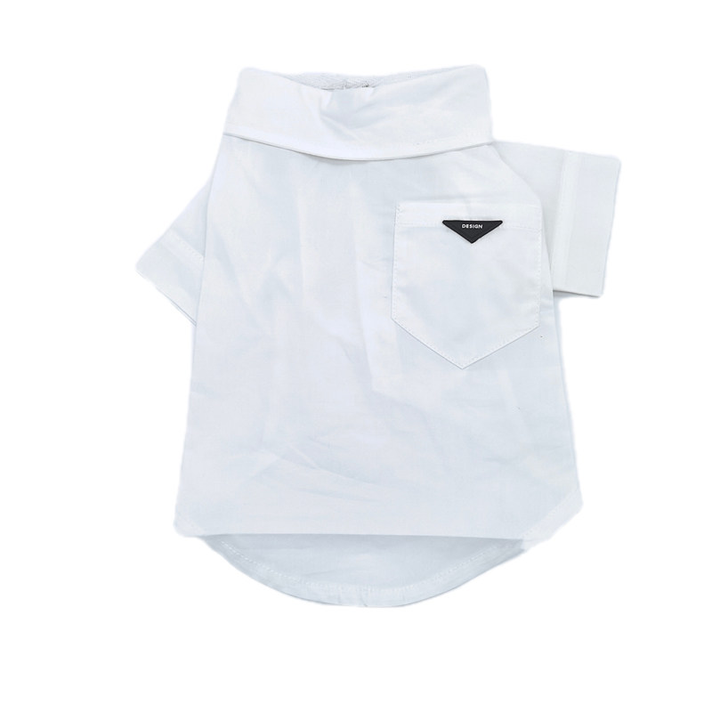 夏季装狗狗衣服内搭白衬衫雪纳瑞