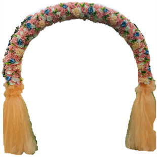 婚庆拱门花门拱门结婚拱门婚庆婚礼开业庆典节庆用品仿真绢花花门